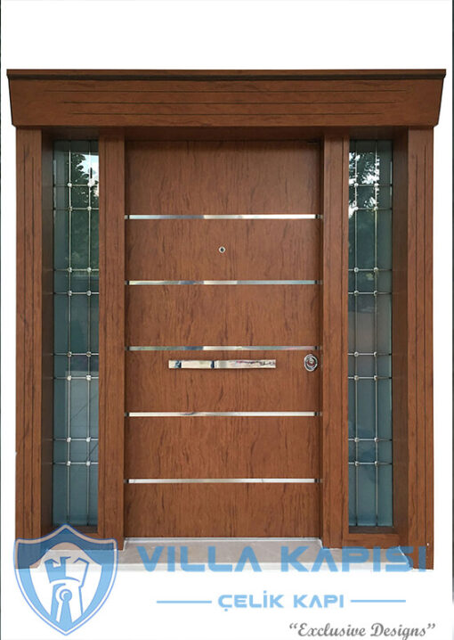Klasik Villa Kapısı Modelleri Ahşap Kaplama Çelik Villa Giriş Kapısı Çelik Kapı Villa Kapıları Fiyatları Modelleri istanbul villa kapısı
