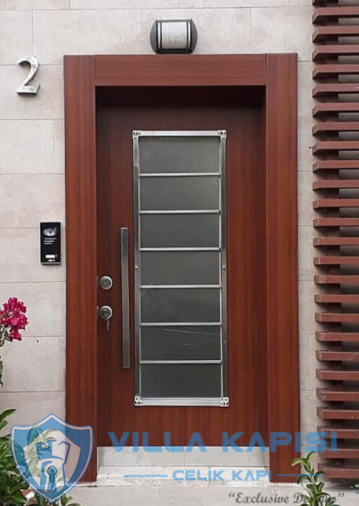 Modern Villa Kapısı Kompozit Villa Kapısı Modelleri Kompak Villa Kapıları İstanbul Villa Giriş Kapısı Çelik Kapı