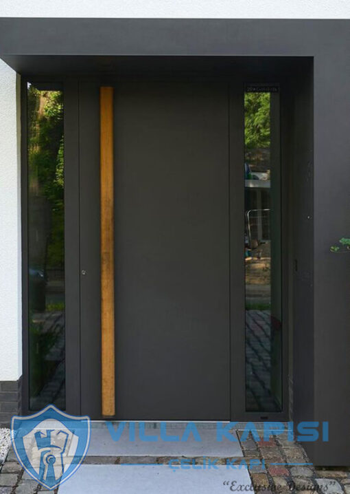 Granit Modern Villa Kapısı Kompozit Villa Kapısı Modelleri Kompak Villa Kapıları İstanbul Villa Giriş Kapısı Çelik Kapı
