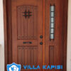 villa kapısı modelleri doğal ahşap kaplama villa kapıları çelik kapı modelleri