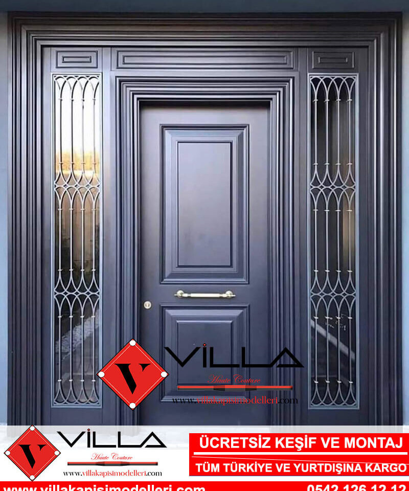 Demir ÇElik Villa Kapısı Ahşap Villa Kapısı Modelleri Fiyatları Çelik Kapı Modelleri