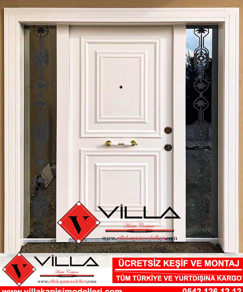 Kabartmalı Klasik Villa Kapısı Ahşap Villa Kapısı Modelleri Fiyatları Çelik Kapı Modelleri