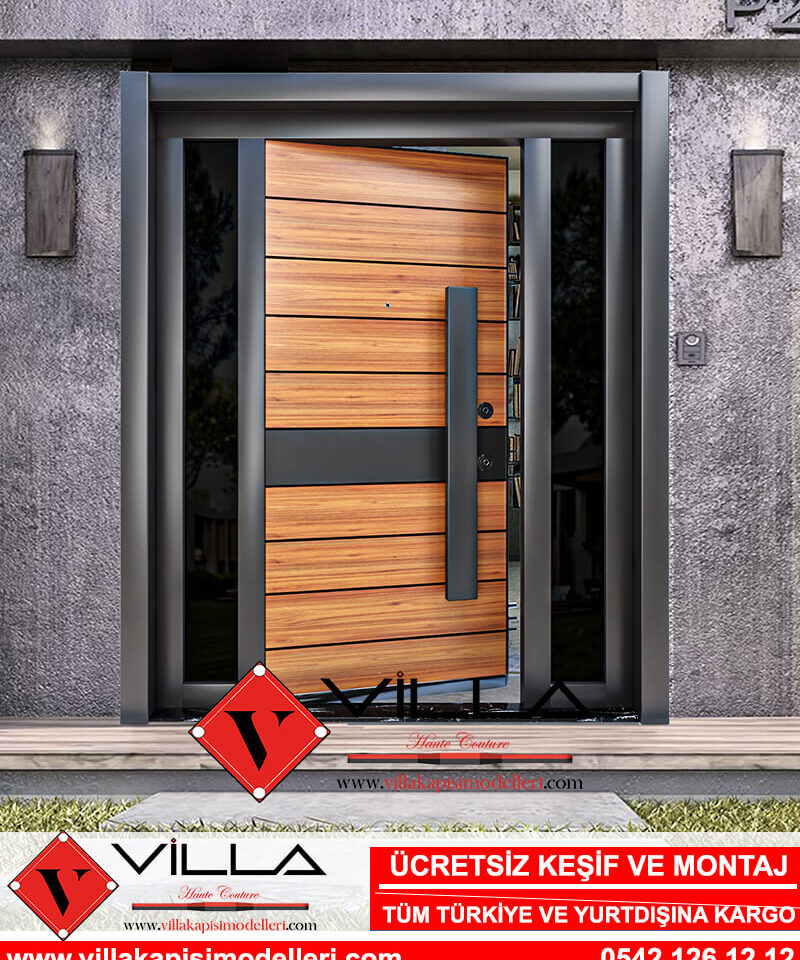 Lüleburgaz Villa Kapısı Modelleri Fiyatları İndirimli Çelik Pivot Villa Kapısı