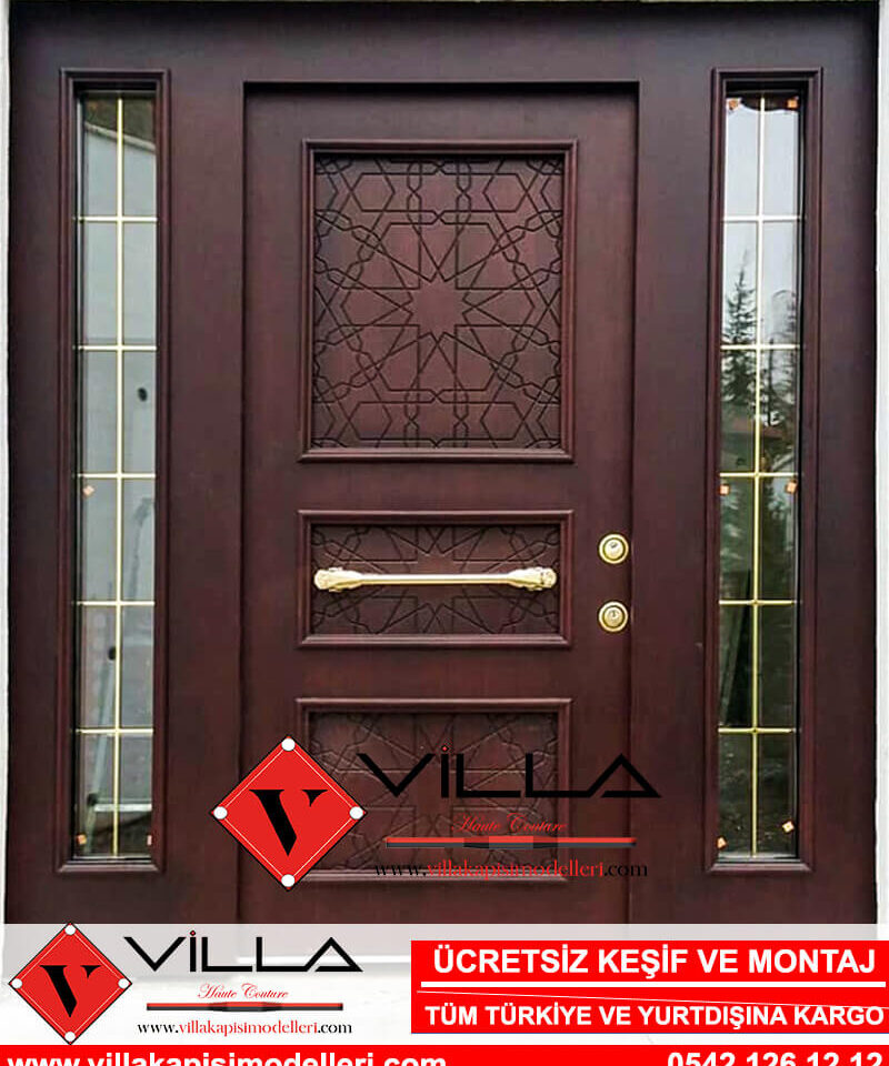 Oymalı Villa Kapısı Ahşap Villa Kapısı Modelleri Fiyatları Çelik Kapı Modelleri